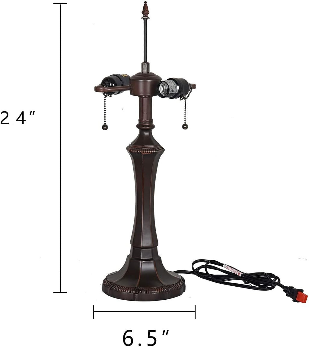 Bronze Resin Tall Tiffany Lamp Replacement Base