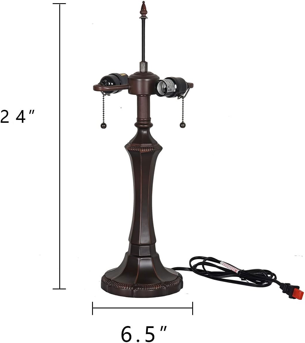 Bronze Resin Tall Tiffany Lamp Replacement Base
