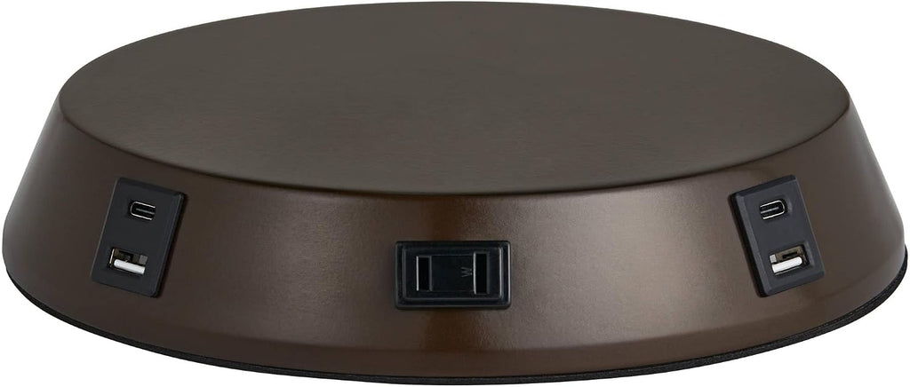 Bronze USB Charging Lamp Workstation Base