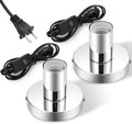 Silver Aluminum E26 Lamp Base With Cord