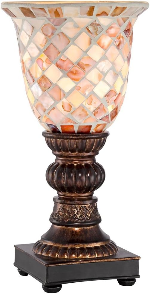 Bronze Mosaic Vintage Glass Accent Lamp