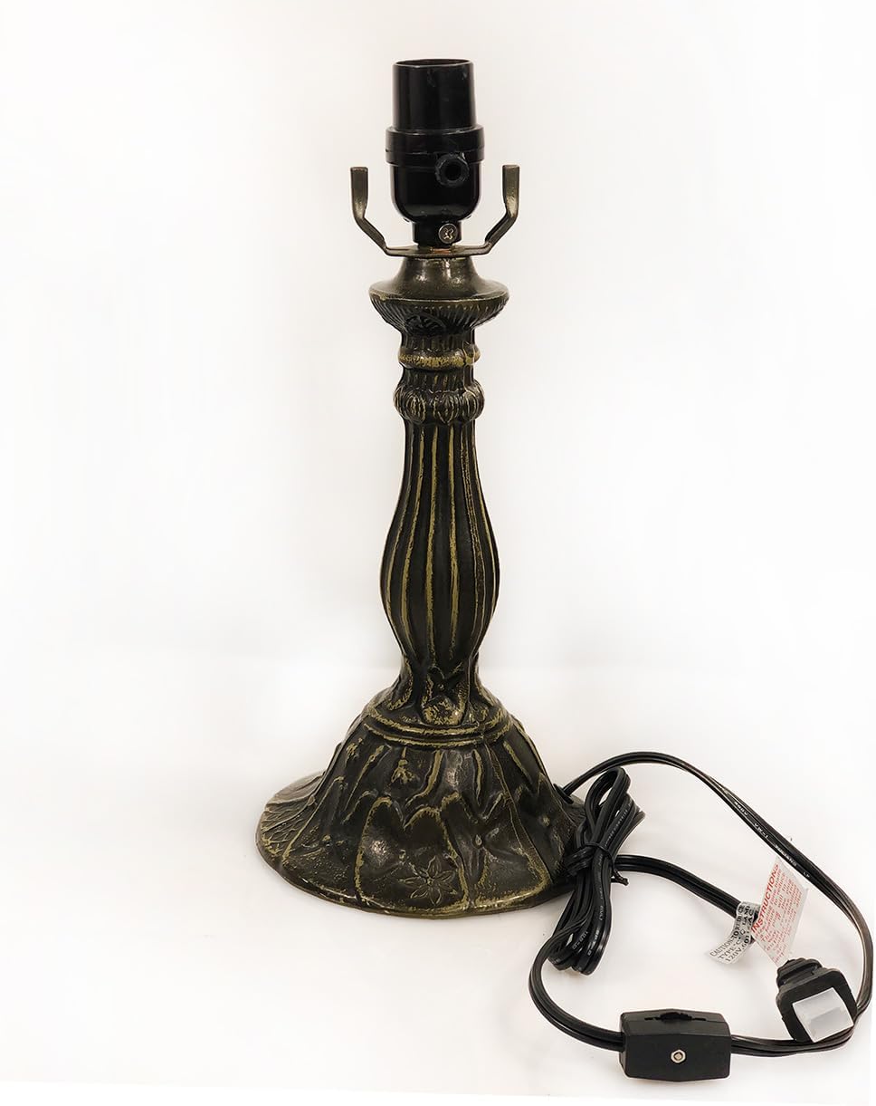 Circular Tiffany Table Lamp Base Holder