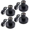 Black Metal E26 Lamp Base With Cord